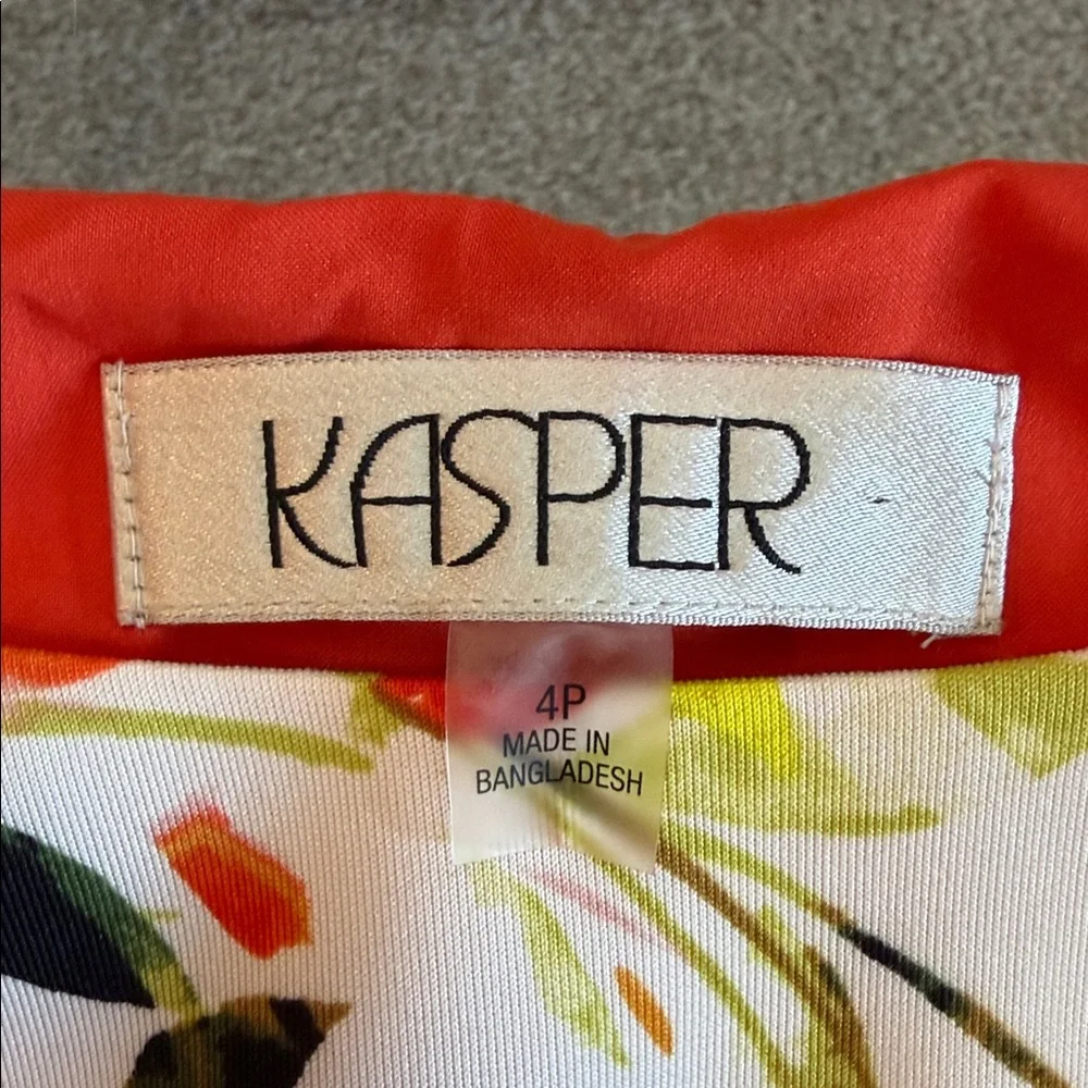Kasper Floral Tank Top Size 4P - Picture 7 of 14